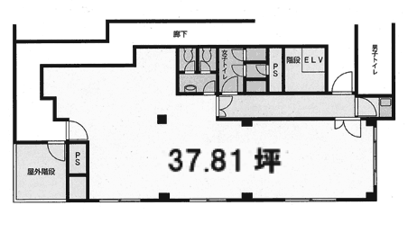 鶴屋町ビル401 間取り図