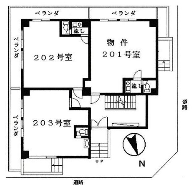 神宮前青山ビル201 間取り図