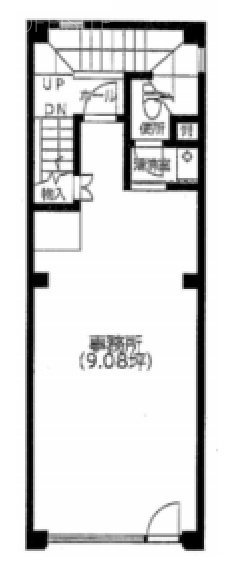 鈴木ビル2F 間取り図