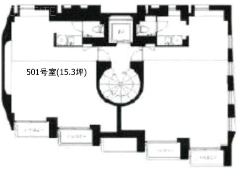 第2スカイビル501 間取り図