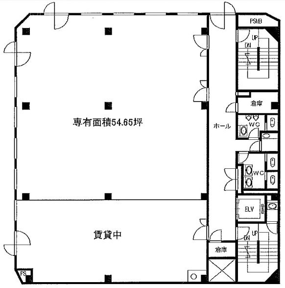 佐藤ビル3F 間取り図