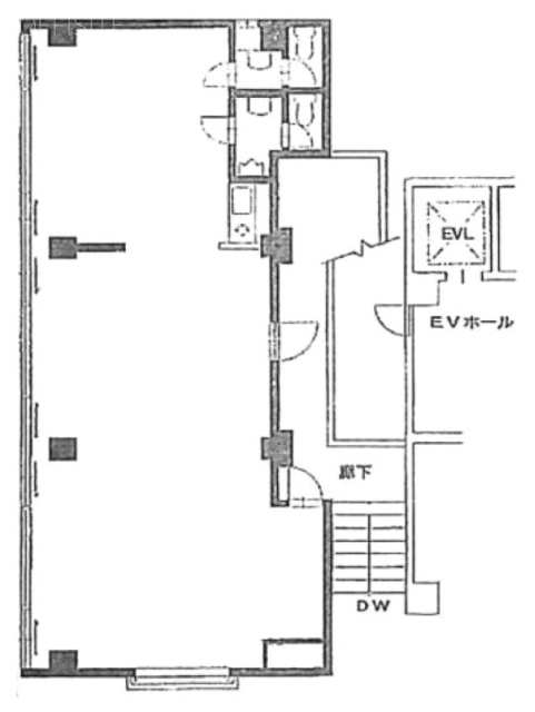 福岡ビル3F 間取り図