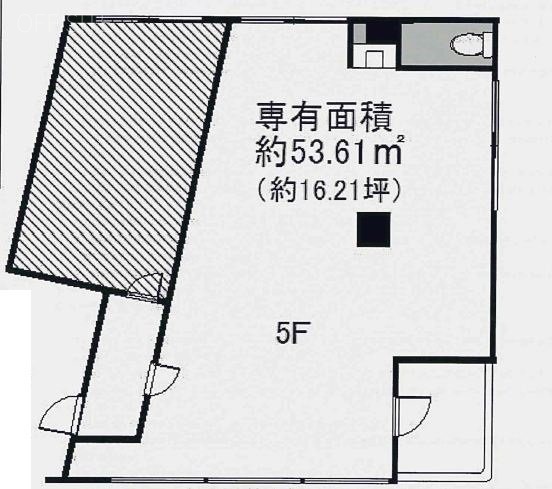ベルエアービル5F 間取り図