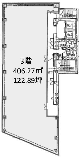 TISビル3F 間取り図