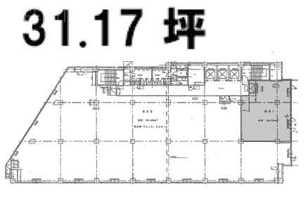 相鉄KSビル601 間取り図