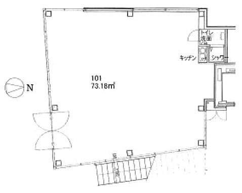 Le ciel bleu(ルシェルブルー)101 間取り図