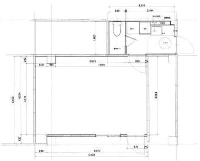 三泉社ビル1F 間取り図
