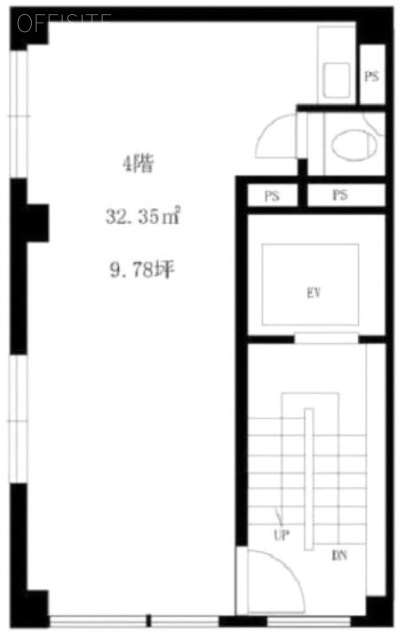 渡辺ビル4F 間取り図