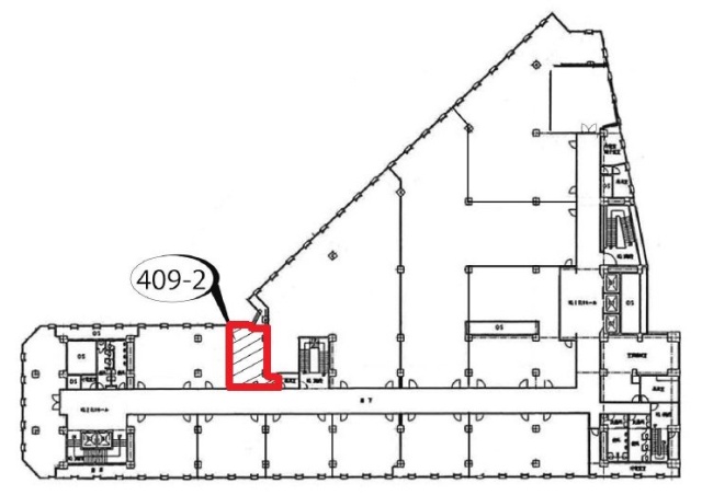 新橋駅前ビル1号館409-2 間取り図