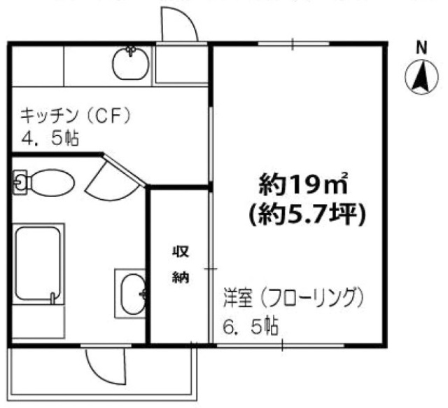 日新ビルA 間取り図