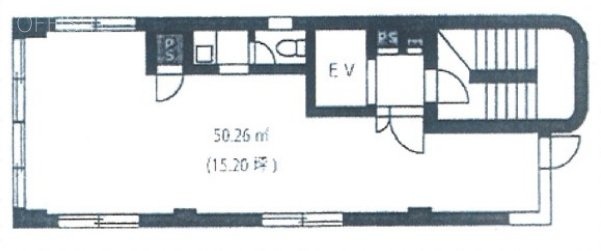 日本橋小舟町ビル4F 間取り図