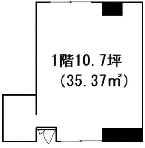 萬壽(まんじゅ)ビル1F 間取り図