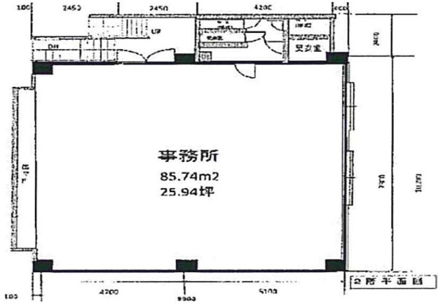 下山ビル2F 間取り図