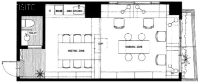 渋谷SUビル204 間取り図