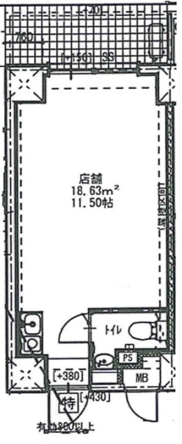 ジーベック池上ビル1F 間取り図