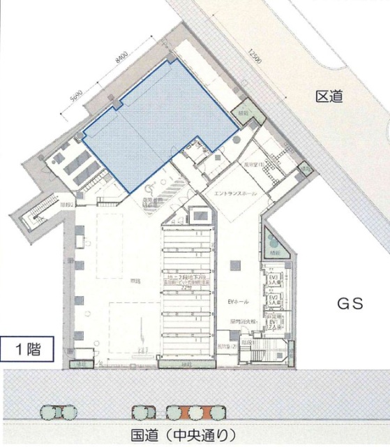 相鉄万世橋ビル1F 間取り図