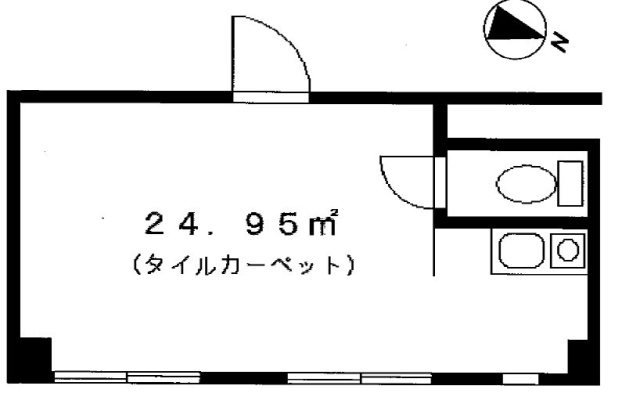 東豊エステートビル402 間取り図