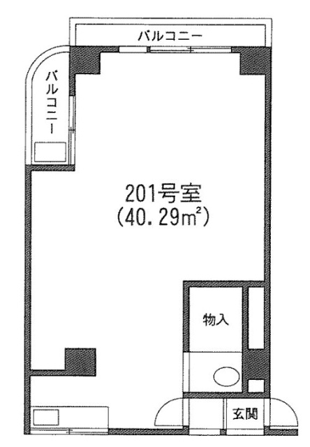 原宿第12宮庭マンション201 間取り図