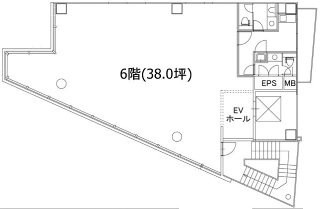 Naias神宮前6F 間取り図