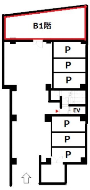 小野木ビルB1F 間取り図