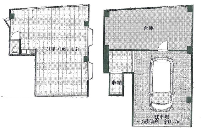 シンコーポレーションビル1F 間取り図