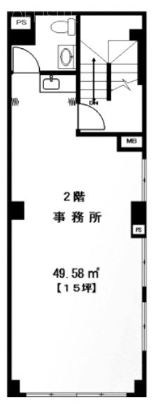 小澤印刷ビル2F 間取り図