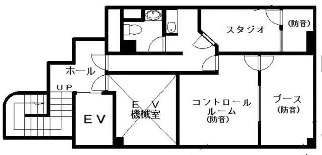 鈴木ビルB1F 間取り図