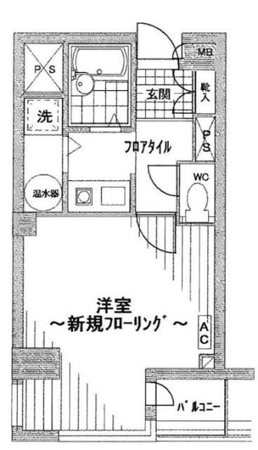 マートルコート麹町1301 間取り図