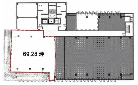 A-PLACE馬車道601 間取り図