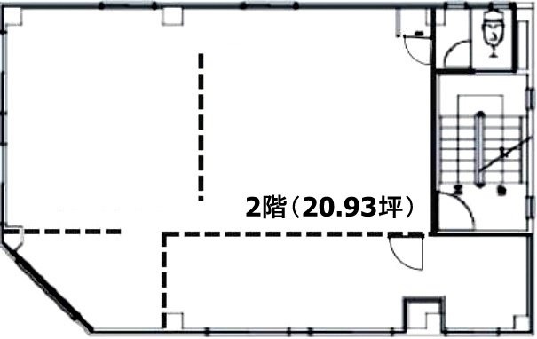 萩塚ビル2F 間取り図