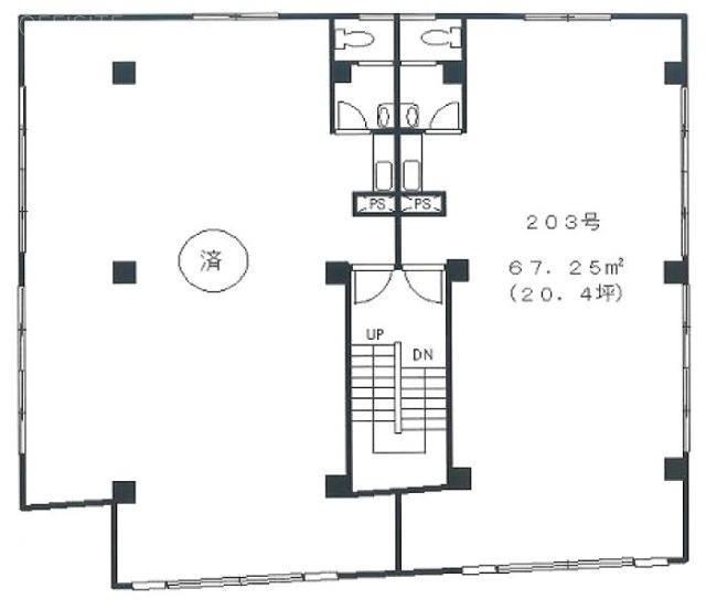 トーワビル203 間取り図