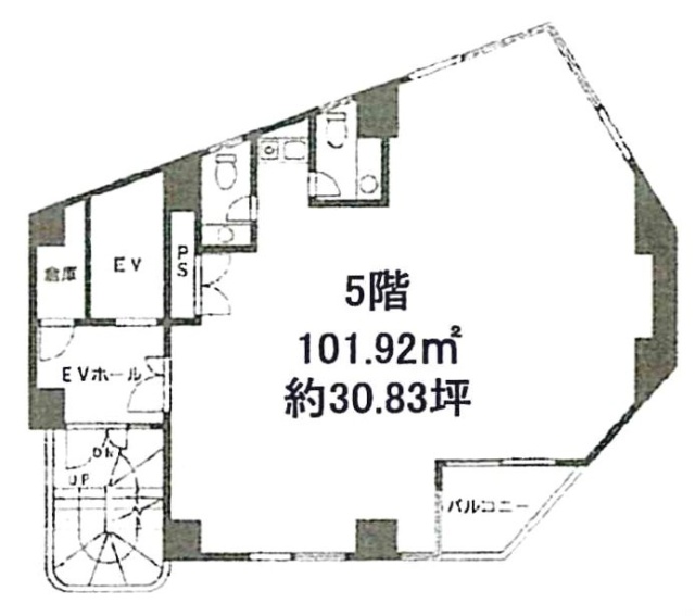 グローバル新神楽坂5F 間取り図