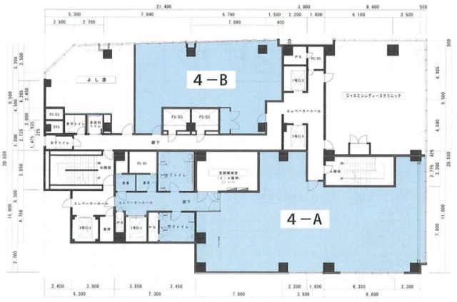 新宿高野第2ビルB 間取り図