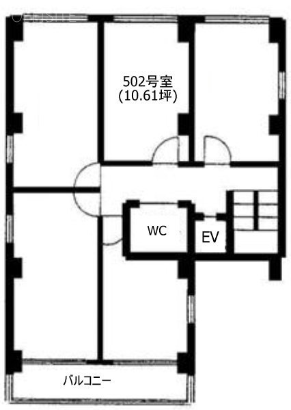 大秀ビル502 間取り図