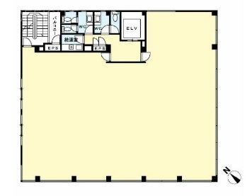 兜町第6葉山ビル3F 間取り図