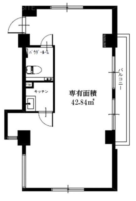 316青山308 間取り図