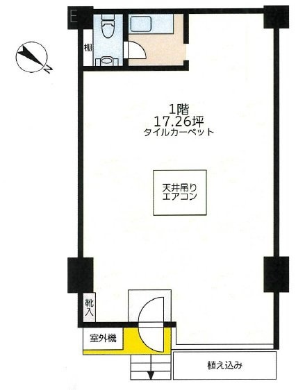 ステュディオ日本橋102-2 間取り図