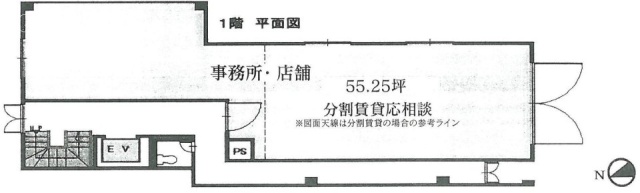 ベルス麻布1F 間取り図