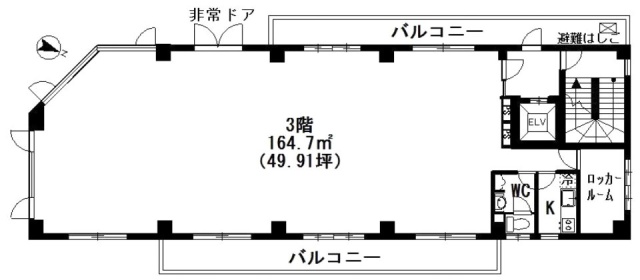 柴崎ビル3F 間取り図