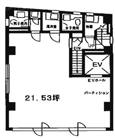 タイムビル22F 間取り図