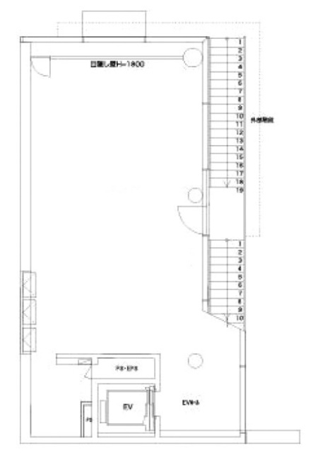 青山ライズビルディング2F 間取り図