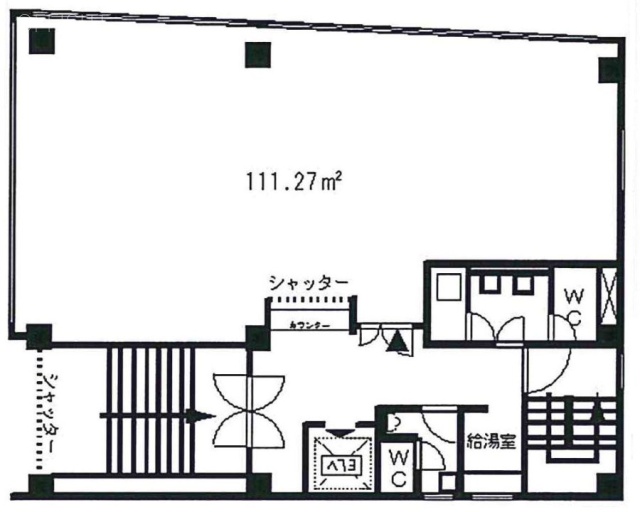 マルカン大宮ビル201 間取り図