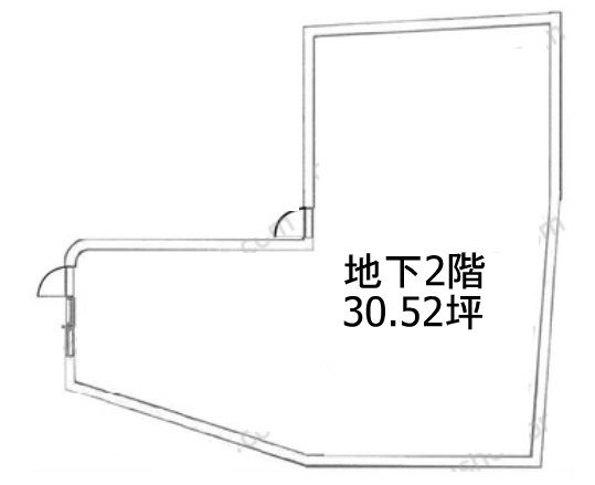 ジェントリー目白B2F 間取り図