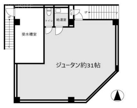 小山ビルB1F 間取り図