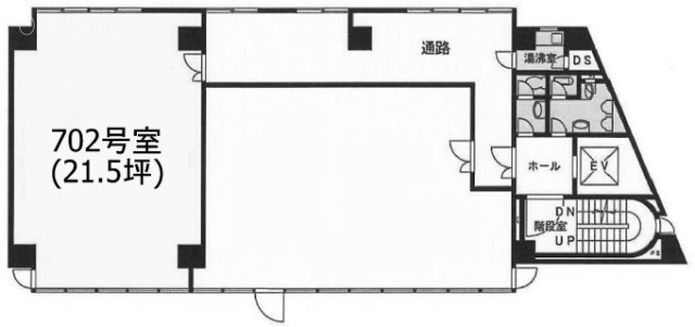 新川ダイユウビル702 間取り図