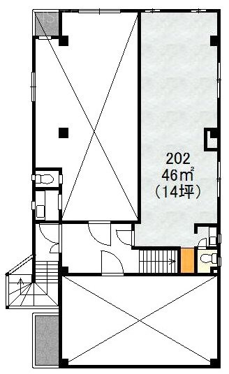 福島ビル202 間取り図