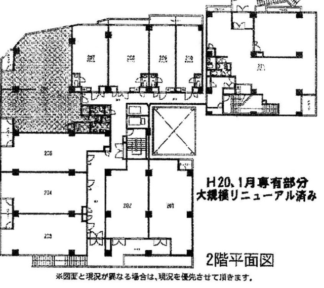 ドルミ五反田ドゥメゾン2F 間取り図