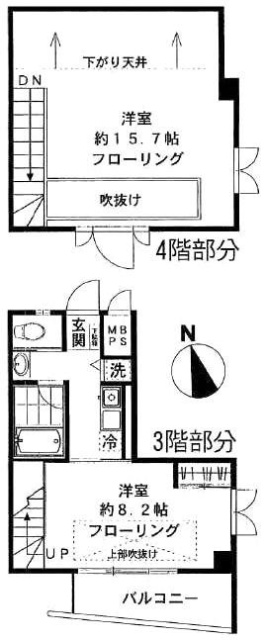 石井ビル303 間取り図