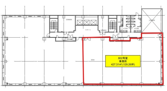 一ツ橋ビル802 間取り図