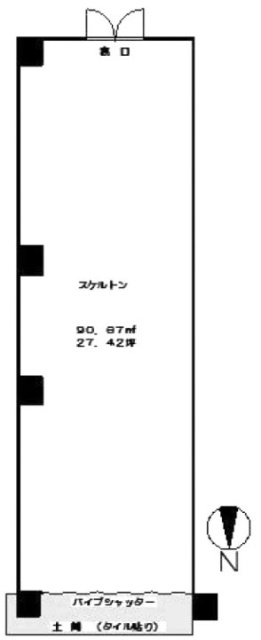 ソレイユ目白ビル103 間取り図